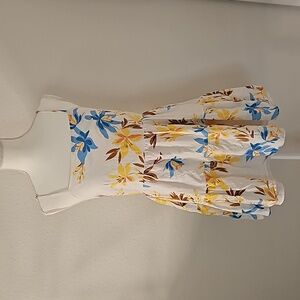 Forever 21 Floral Fit & Flare Mini Dress. Size Lg